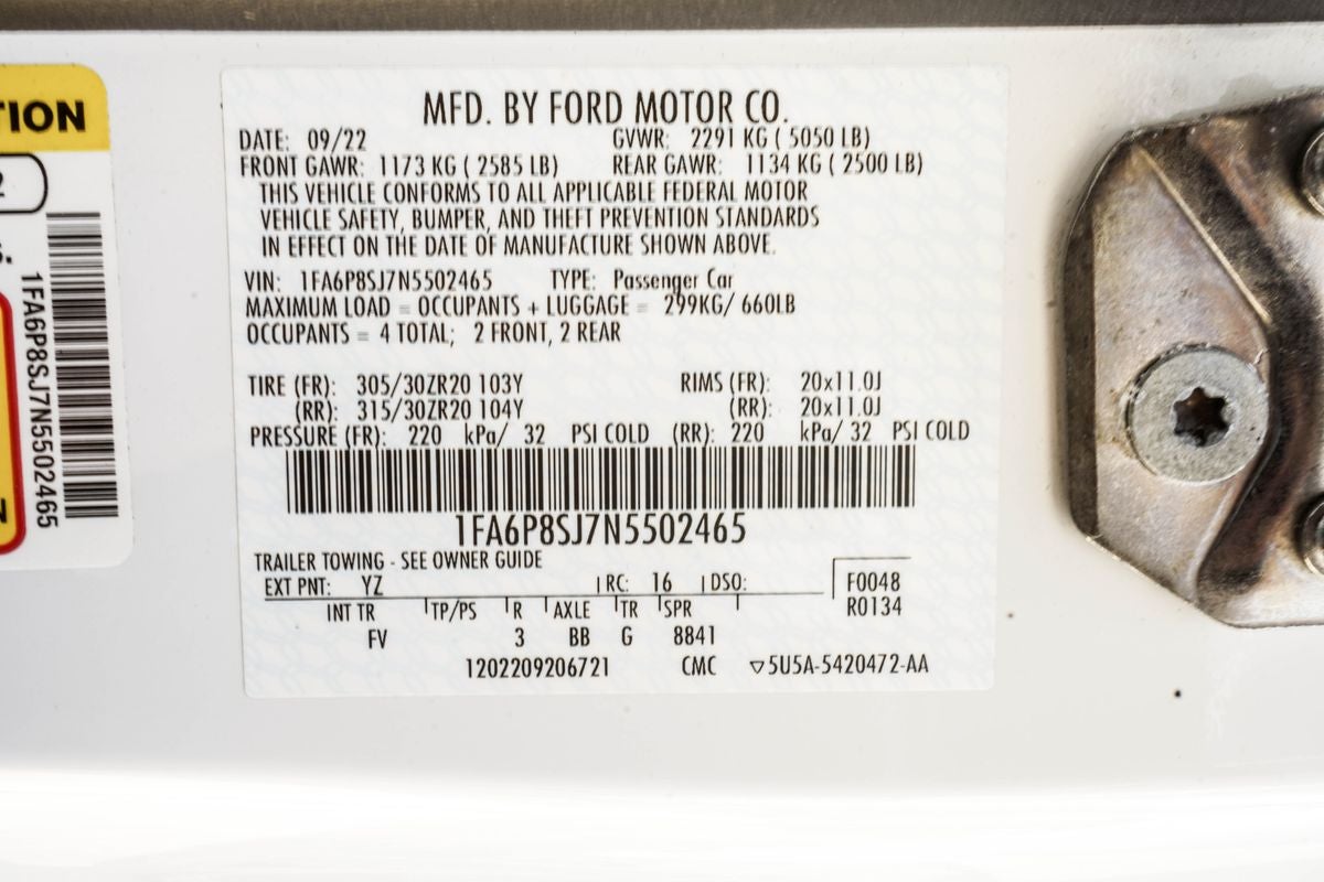 2022 Ford Mustang Shelby GT500