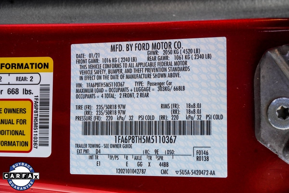 2021 Ford Mustang EcoBoost Premium