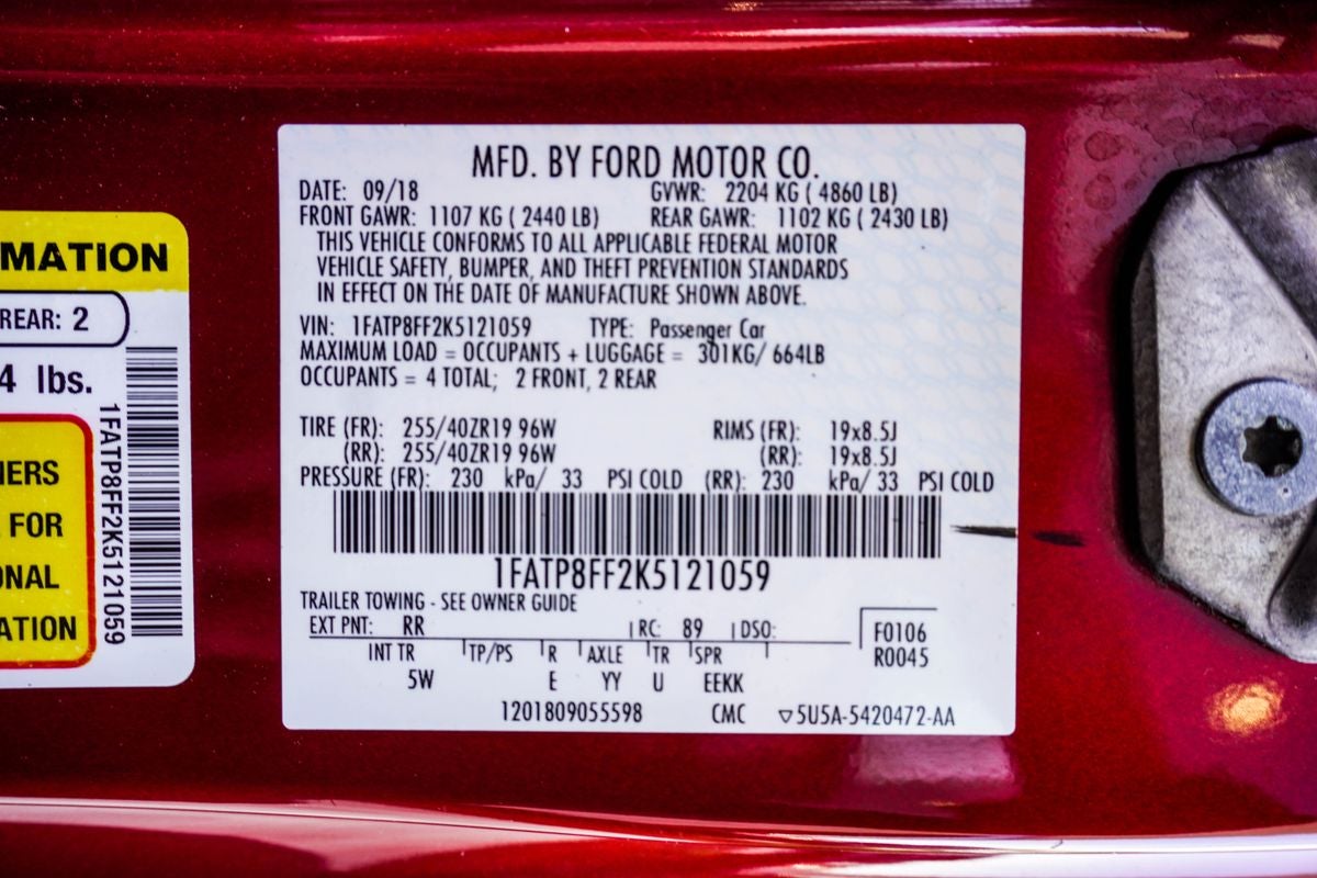 2019 Ford Mustang GT Premium