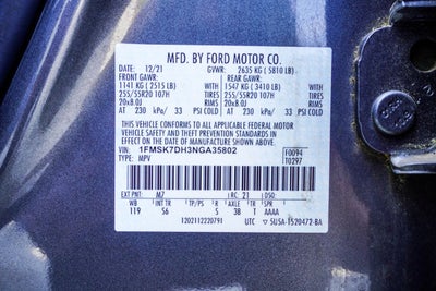 2022 Ford Explorer XLT