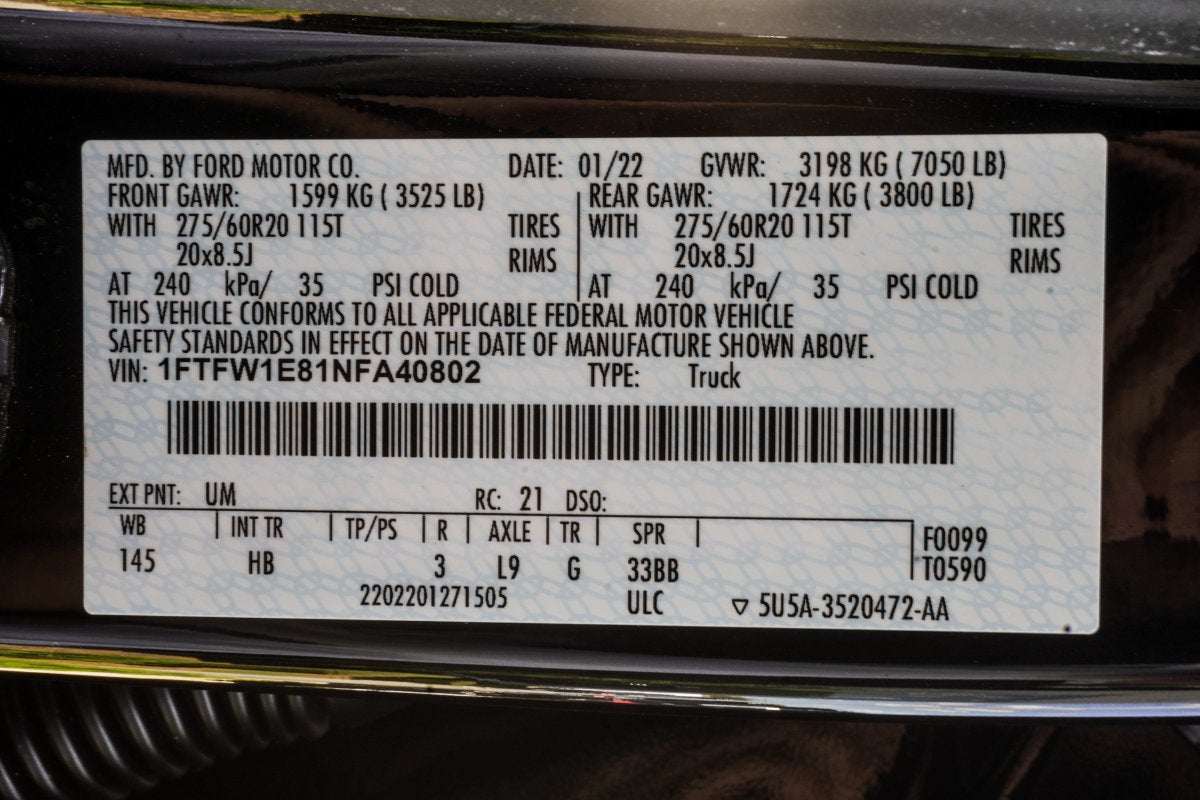 2022 Ford F-150 Lariat
