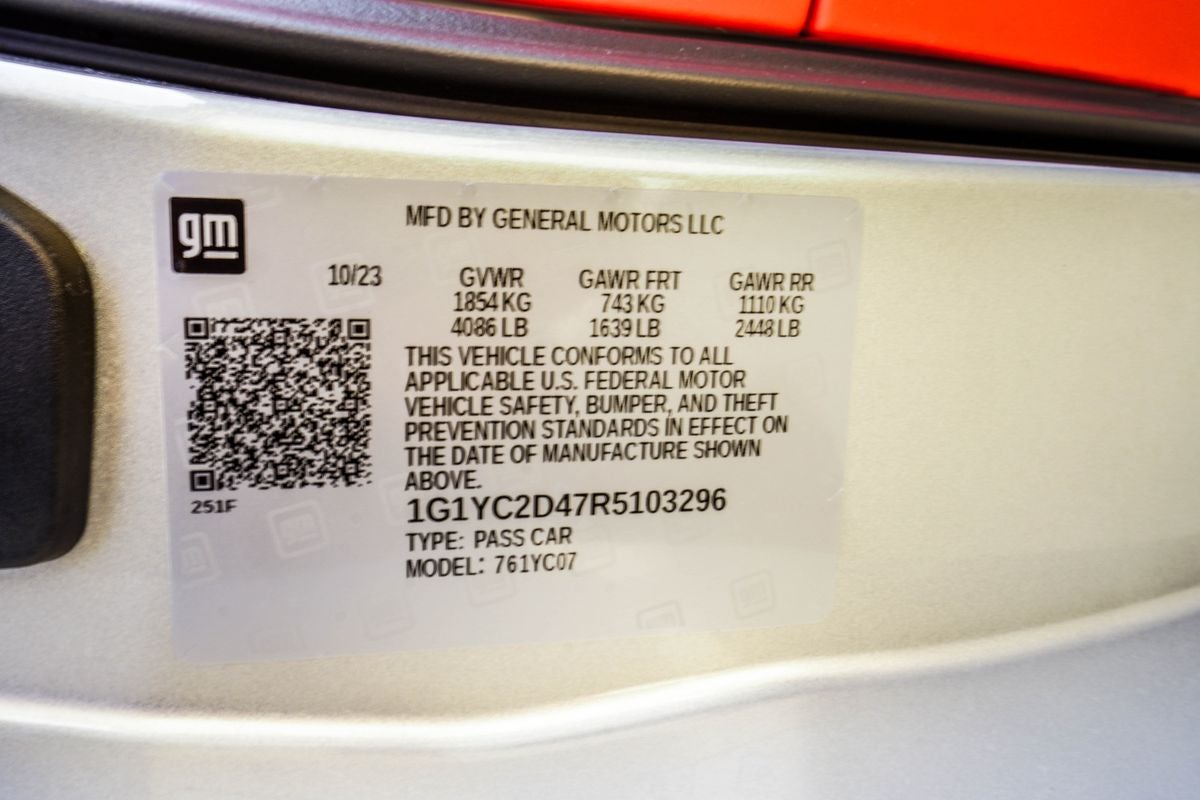 2024 Chevrolet Corvette Stingray 3LT