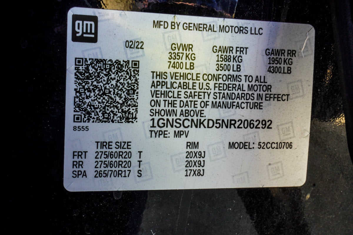 2022 Chevrolet Tahoe LT
