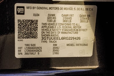 2024 GMC Sierra 1500 AT4