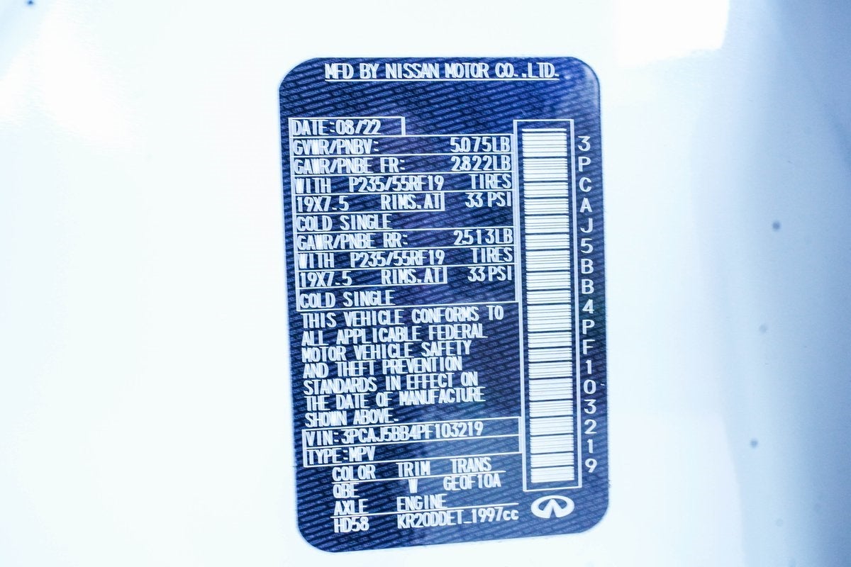 2023 INFINITI QX50 LUXE