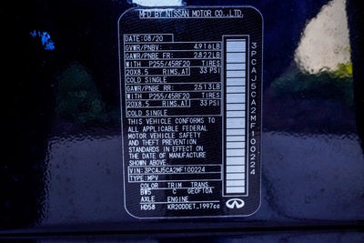 2021 INFINITI QX50 Sensory