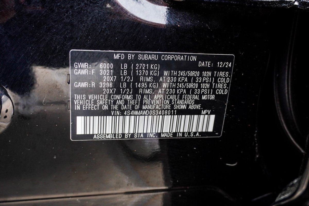 2025 Subaru Ascent Onyx Edition Touring