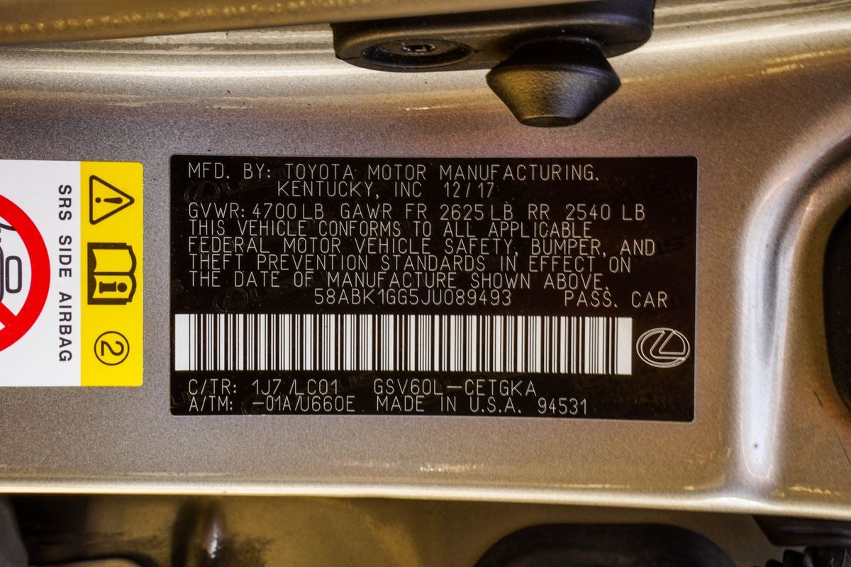 2018 Lexus ES 350
