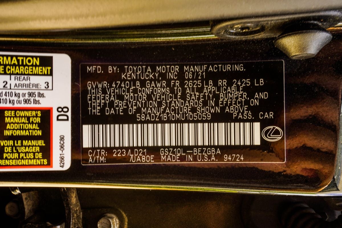2021 Lexus ES 350
