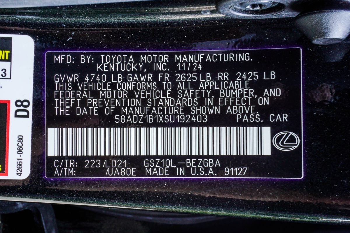 2025 Lexus ES 350