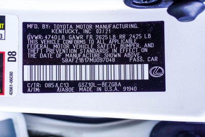 2021 Lexus ES 350 Ultra Luxury