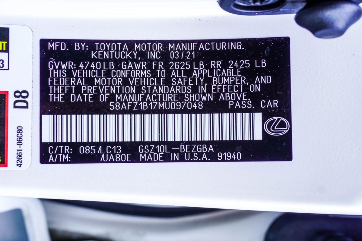 2021 Lexus ES 350 Ultra Luxury