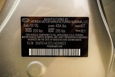 2020 Hyundai Sonata Limited