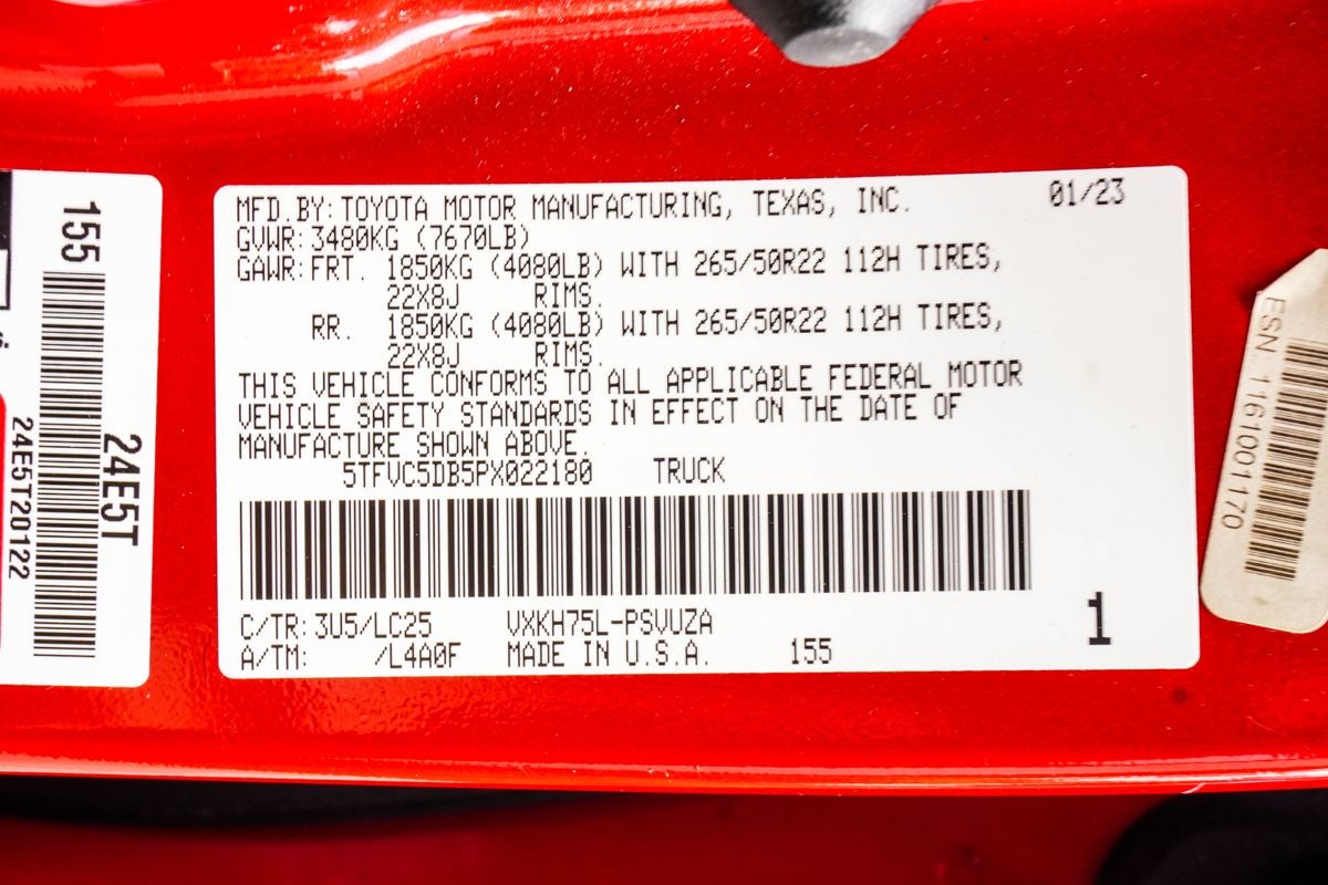 2023 Toyota Tundra Hybrid Capstone