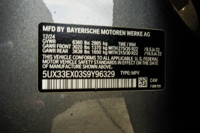 2025 BMW X6 xDrive40i