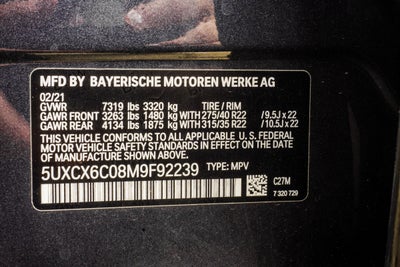 2021 BMW X7 M50i