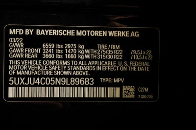 2022 BMW X5 M50i