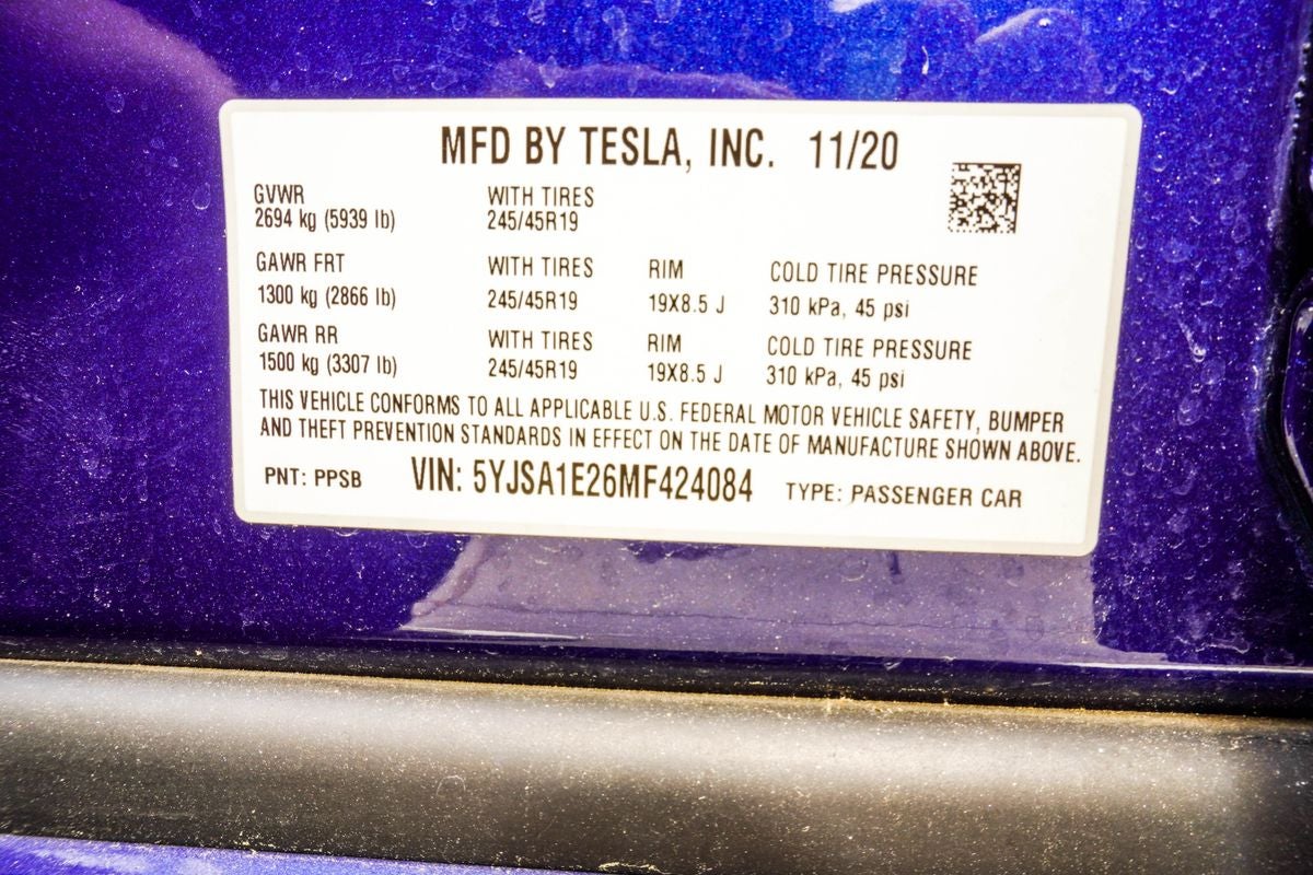 2021 Tesla Model S Long Range