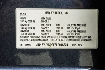2020 Tesla Model Y Long Range