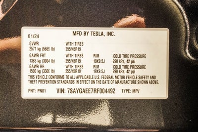 2024 Tesla Model Y Long Range