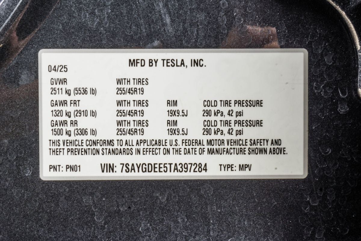 2026 Tesla Model Y Standard Range