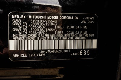 2022 Mitsubishi Outlander SE