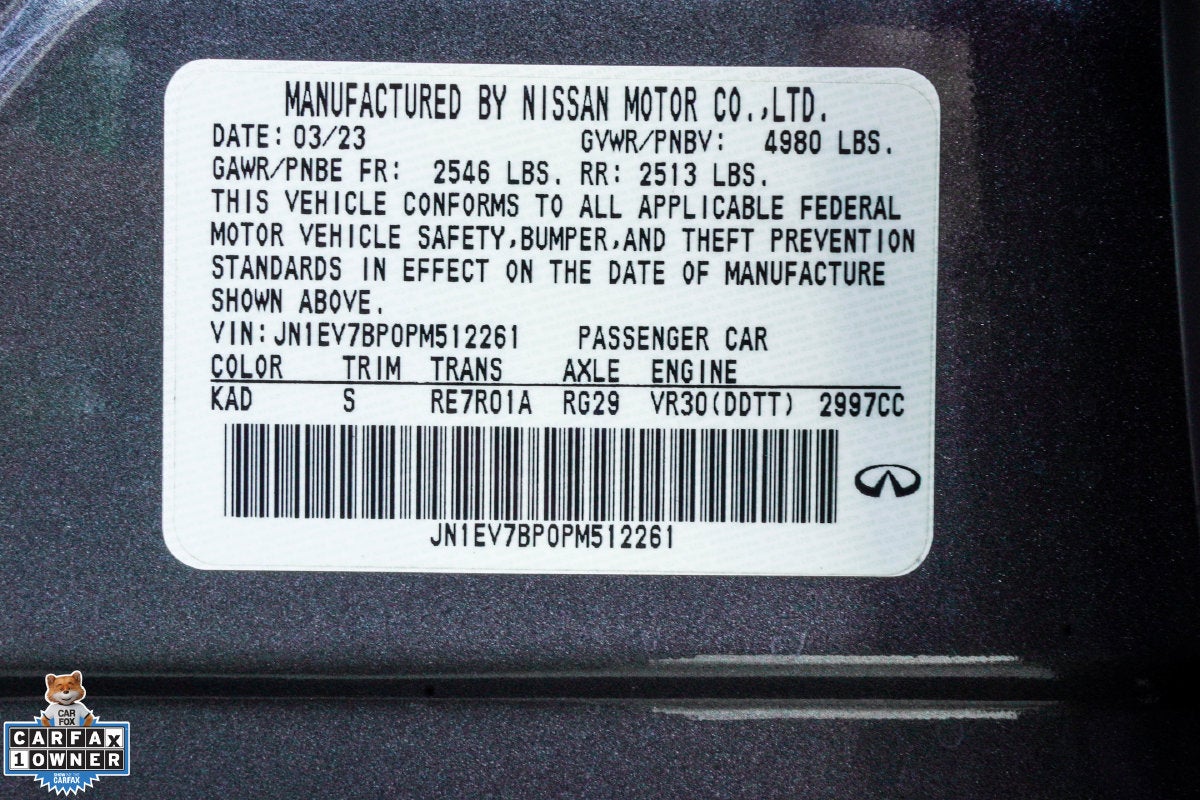 2023 INFINITI Q50 LUXE