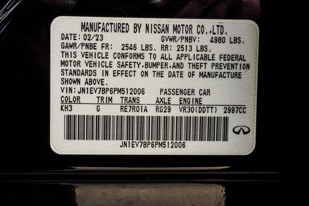 2023 INFINITI Q50 LUXE