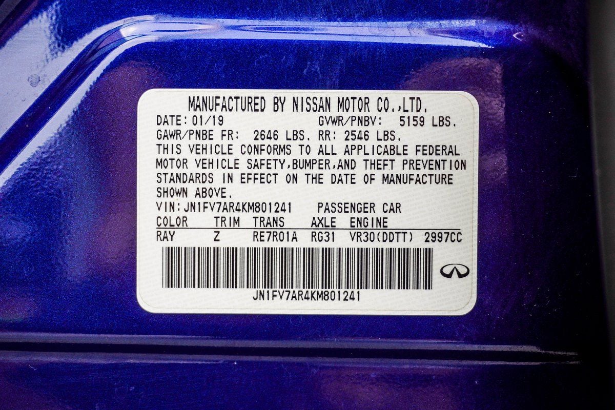 2019 INFINITI Q50 Red Sport 400