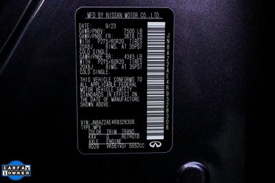 2024 INFINITI QX80 LUXE