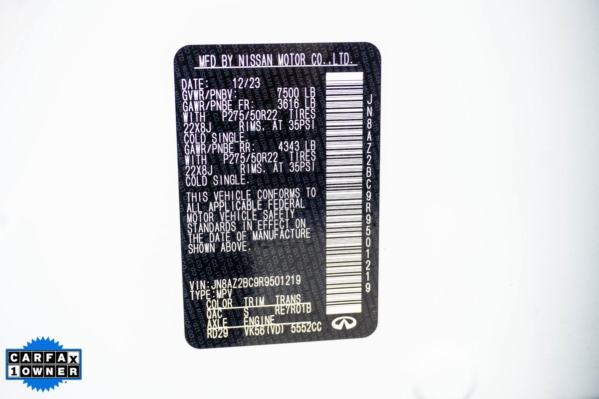 2024 INFINITI QX80 Sensory