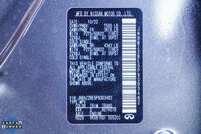 2023 INFINITI QX80 Sensory