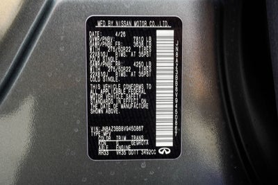 2027 INFINITI QX80 LUXE