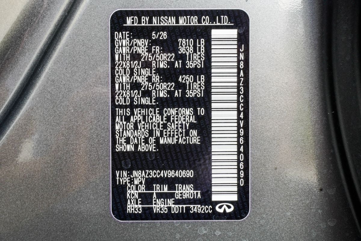 2027 INFINITI QX80 AUTOGRAPH