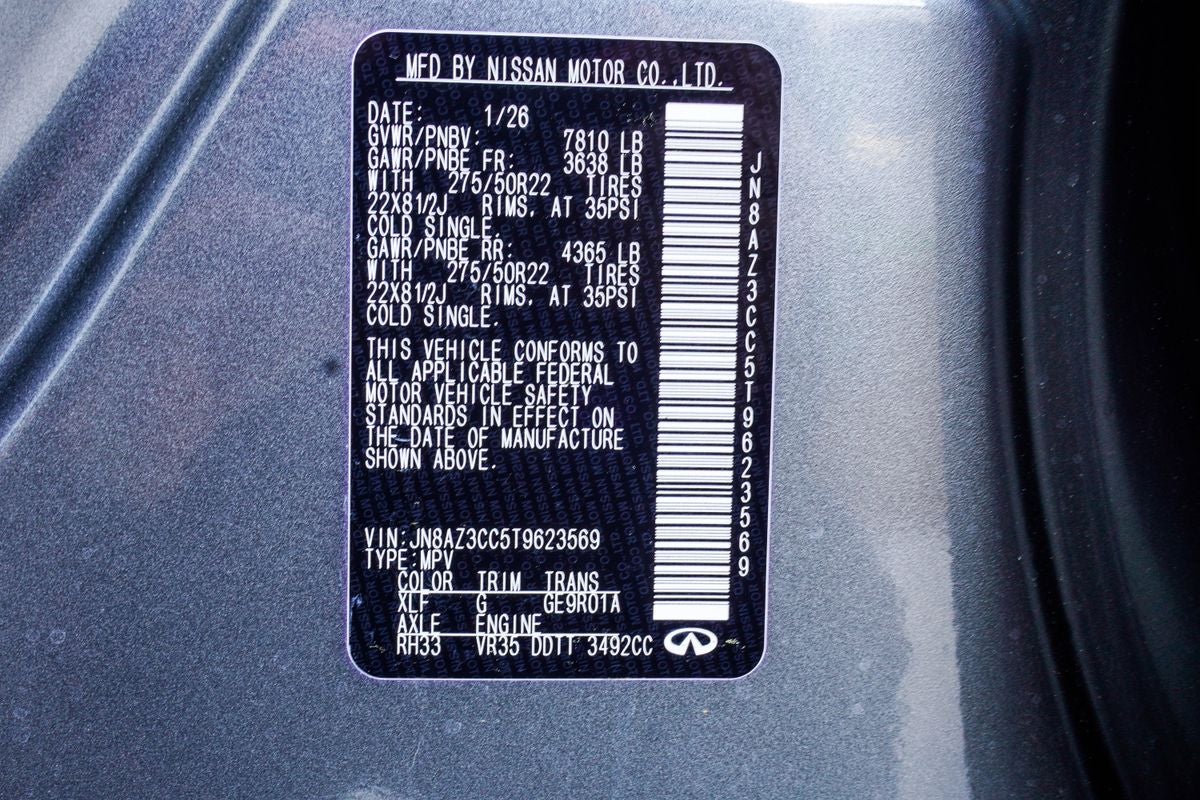 2026 INFINITI QX80 AUTOGRAPH