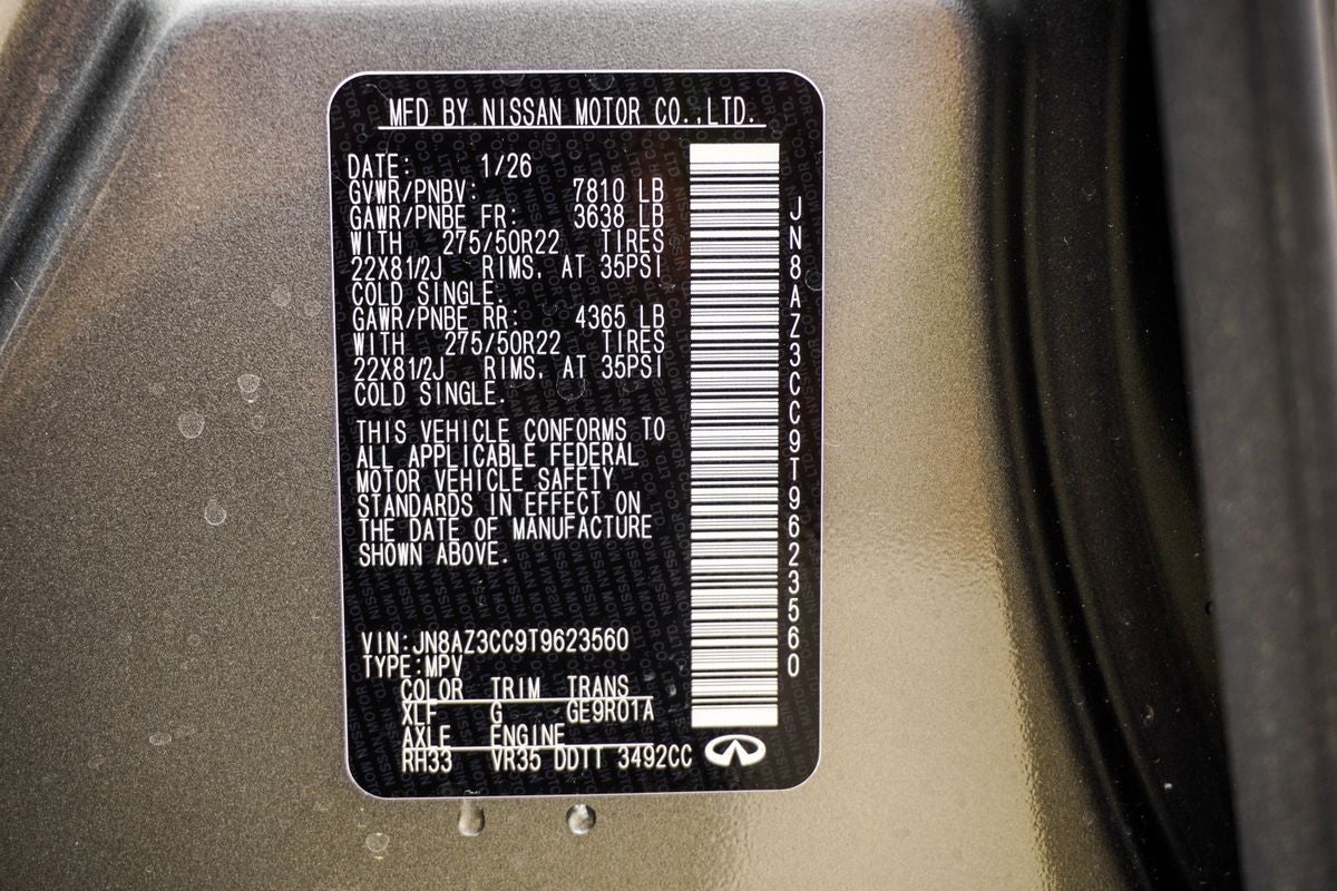 2026 INFINITI QX80 AUTOGRAPH