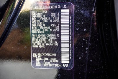 2026 INFINITI QX80 AUTOGRAPH