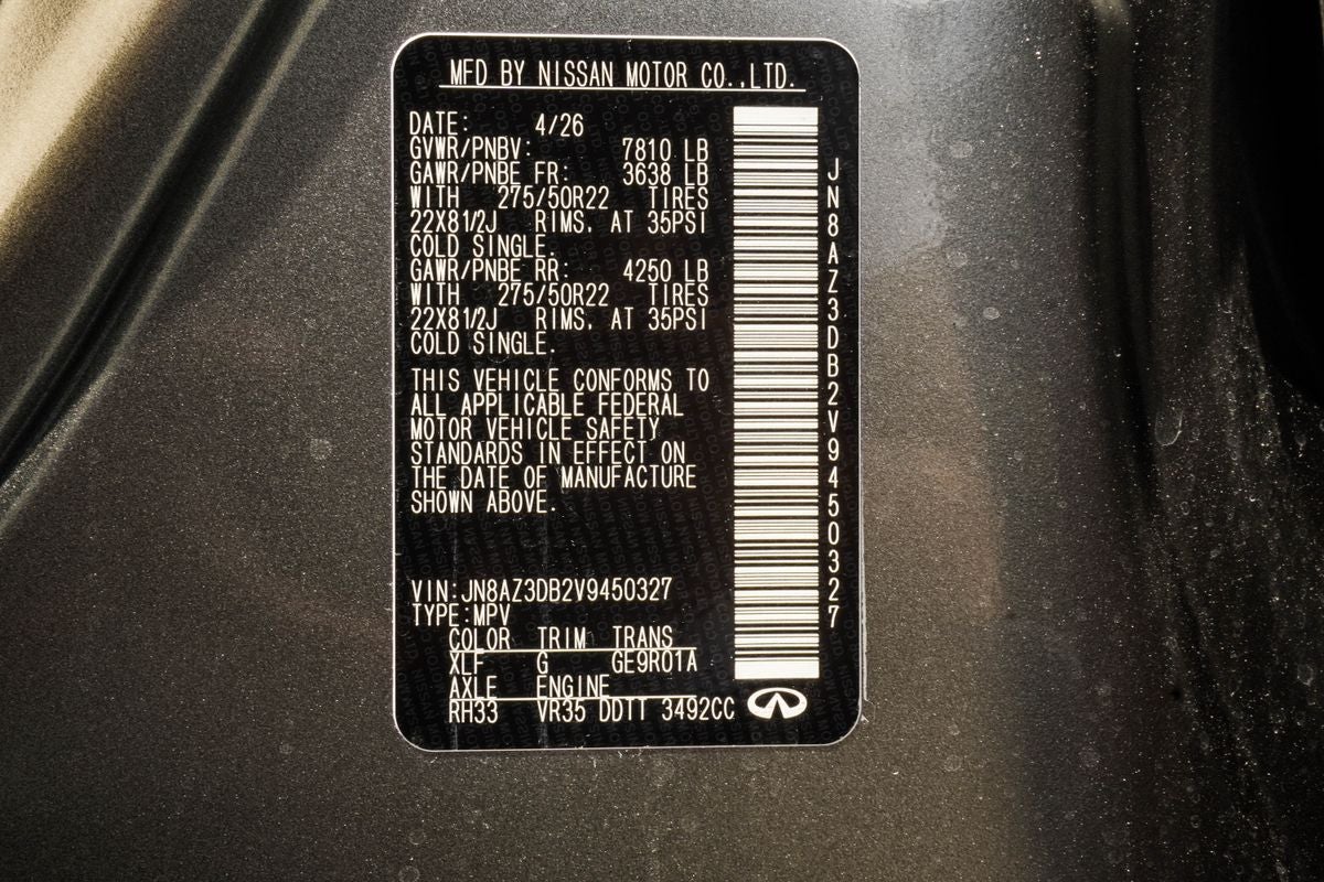 2027 INFINITI QX80 SPORT