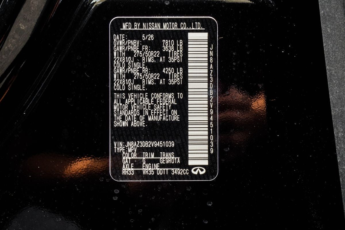 2027 INFINITI QX80 SPORT