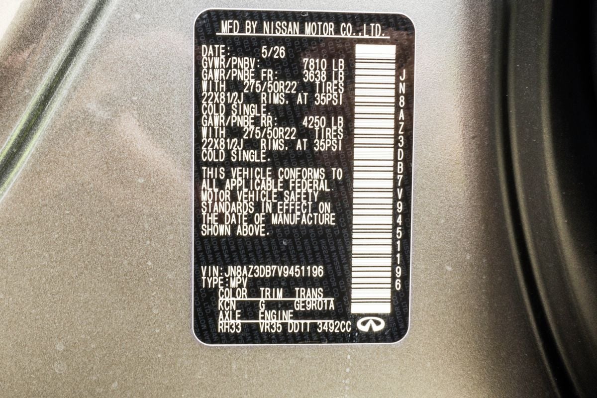 2027 INFINITI QX80 SPORT
