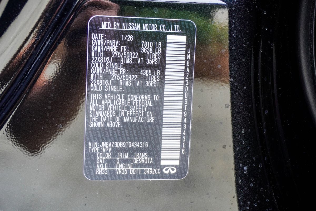 2026 INFINITI QX80 SPORT