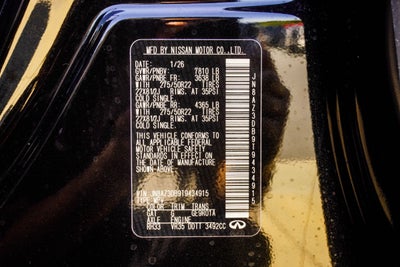 2026 INFINITI QX80 SPORT