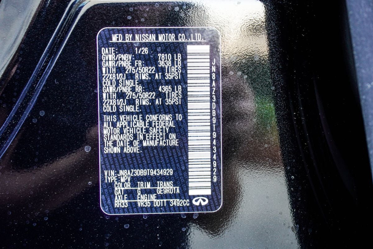 2026 INFINITI QX80 SPORT