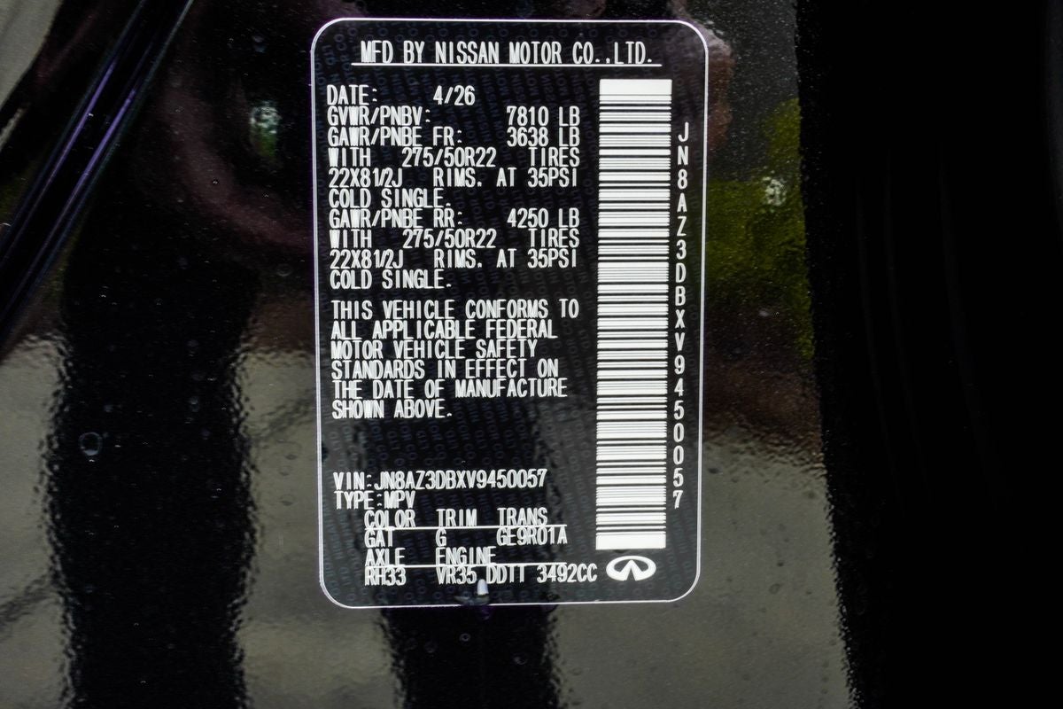 2027 INFINITI QX80 SPORT