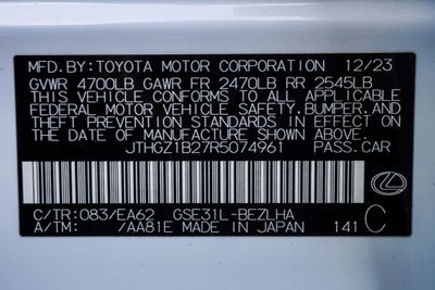 2024 Lexus IS 350 F SPORT