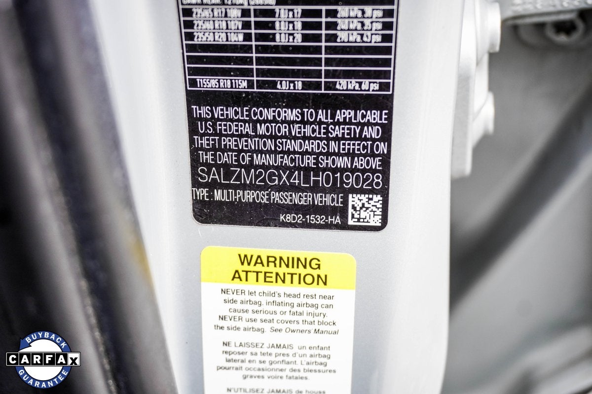 2020 Land Rover Range Rover Evoque R-Dynamic HSE