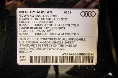 2024 Audi Q8 e-tron Premium Plus quattro