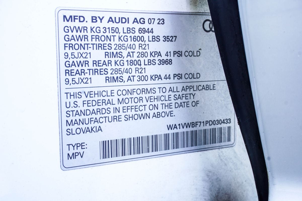 2023 Audi SQ7 Prestige quattro