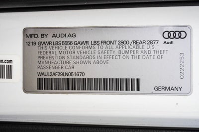 2020 Audi A6 3.0T Premium Plus quattro