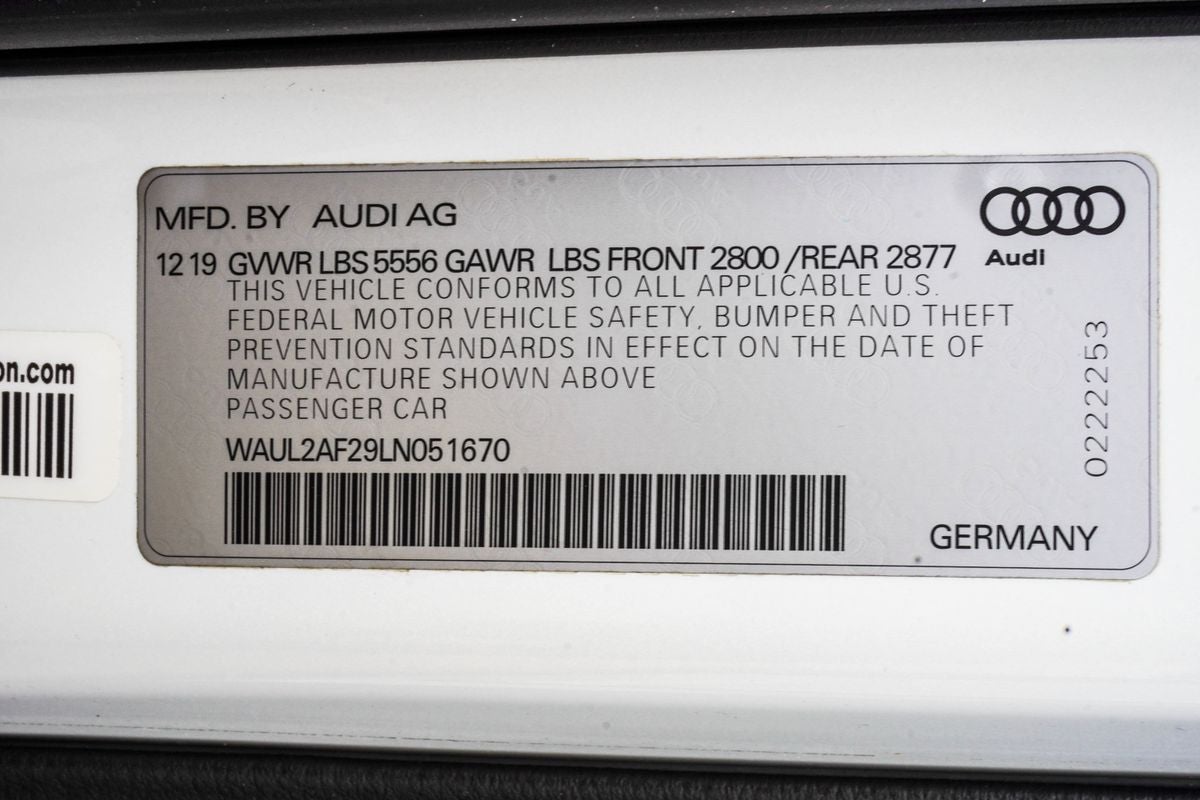 2020 Audi A6 3.0T Premium Plus quattro